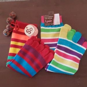 Fun Fashion Toe Socks